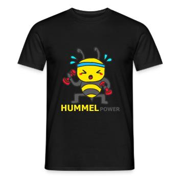 HUMMEL - Männer T-Shirt - Schwarz - Vorne - AI Model Male 178 light (178cm)