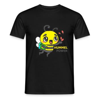 HUMMEL - Männer T-Shirt - Schwarz - Vorne - AI Model Male 178 light (178cm)