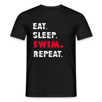 nager - T-shirt homme - noir - Devant - AI Model Male 178 light (178cm)