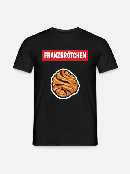 Franzbrötchen Hamburg Souvenir Bäcker Geschenkidee - Männer T-Shirt - Schwarz