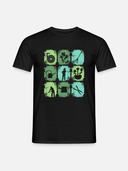 Garden Tools Gardener - Men's T-Shirt - black