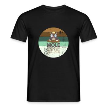 Chemistry Mole Problems - Men's T-Shirt - black - Front - AI Model Male 178 light (178cm)