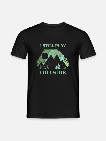 Camping - T-shirt homme - noir