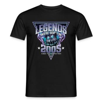 Legends were born in 2005 - Men's T-Shirt - black - Front - AI Model Male 178 light (178cm)