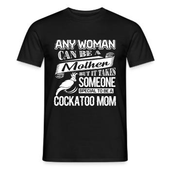 Cockatoo Proud To Be Cockatoo - Men's T-Shirt - black - Front - AI Model Male 178 light (178cm)