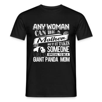 Giant panda Proud To Be Giant panda - Men's T-Shirt - black - Front - AI Model Male 178 light (178cm)