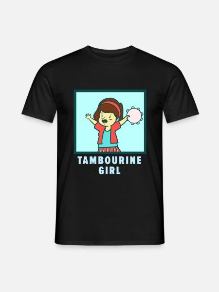 Tambourine Tambourine Gift idea - Men's T-Shirt - black