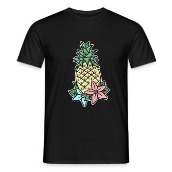 Idée de cadeau Kahlo Art Hawaii - T-shirt homme - noir - Devant - AI Model Male 178 light (178cm)