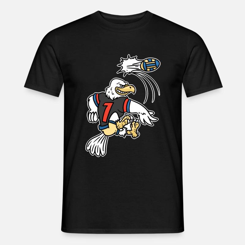 Volleyball Eagle - Men’s T-shirt - black