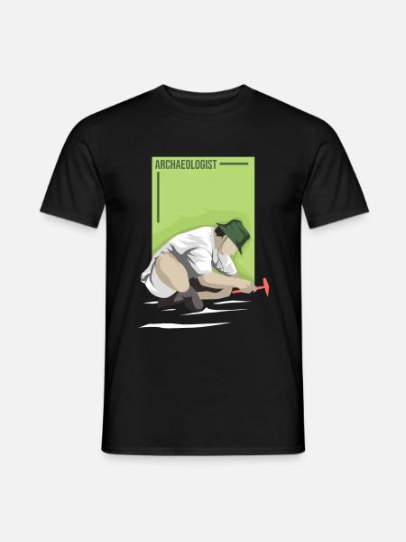 Archeologist archeology - Men's T-Shirt - black
