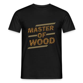 Carpenter master - Men's T-Shirt - black - Front - AI Model Male 178 light (178cm)