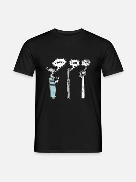 Dentiste dentiste - T-shirt homme - noir