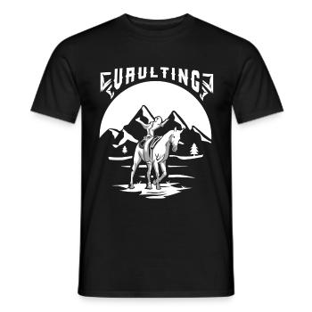 Cadeau de cavage équestre - T-shirt homme - noir - Devant - AI Model Male 178 light (178cm)