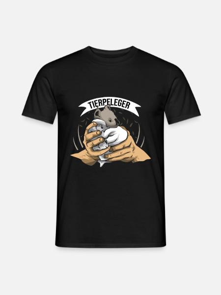 Parco zoologico degli animali - T-shirt uomo - nero