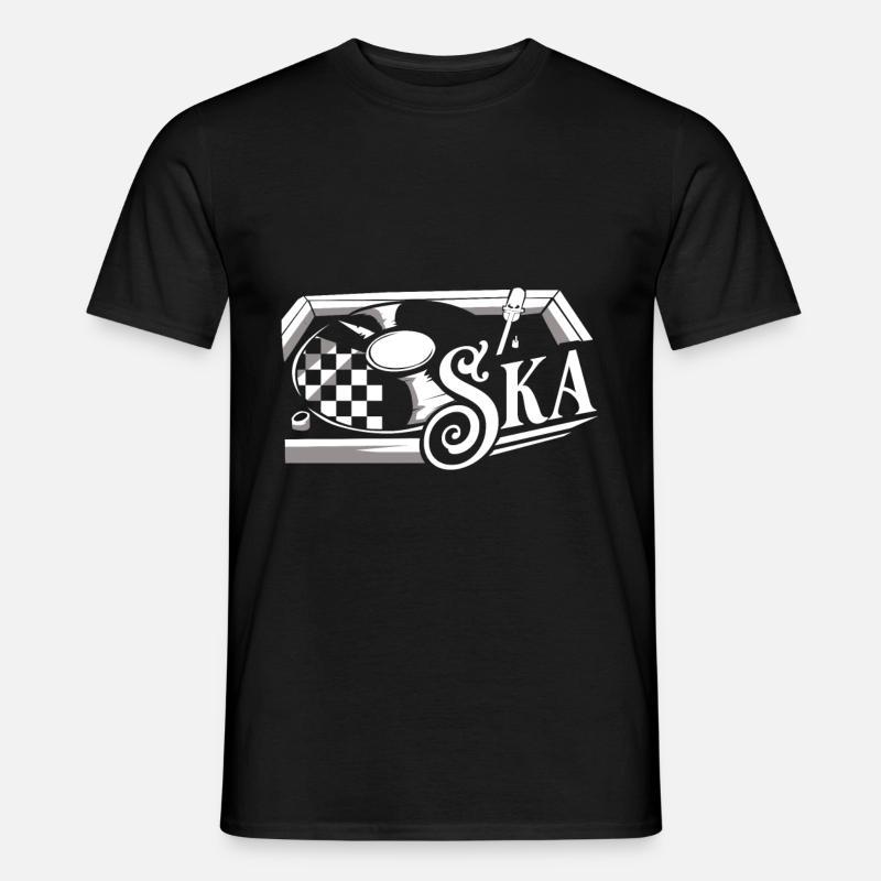 Ska Reggae - Männer T-Shirt - Schwarz