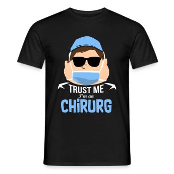 Chirurg Ärztin - Männer T-Shirt - Schwarz - Vorne - AI Model Male 178 light (178cm)