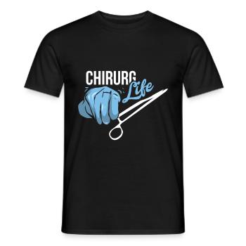 Chirurg - Männer T-Shirt - Schwarz - Vorne - AI Model Male 178 light (178cm)