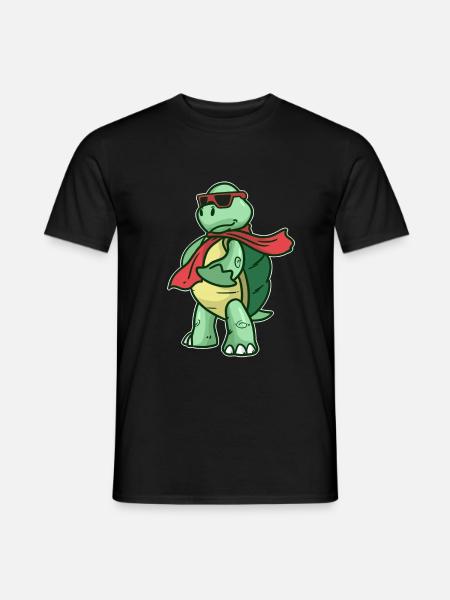 tortue - T-shirt homme - noir