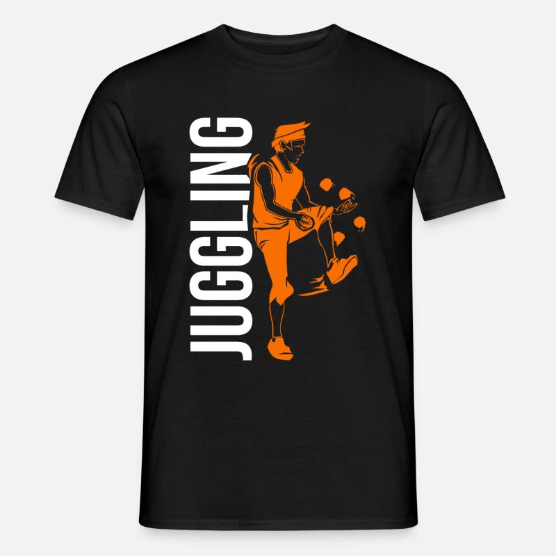 Jonglieren Ball Geschenk - Männer T-Shirt - Schwarz
