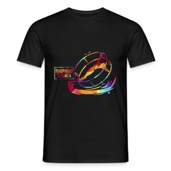 Gymnastics gymnast - Men's T-Shirt - black - Front - AI Model Male 178 light (178cm)