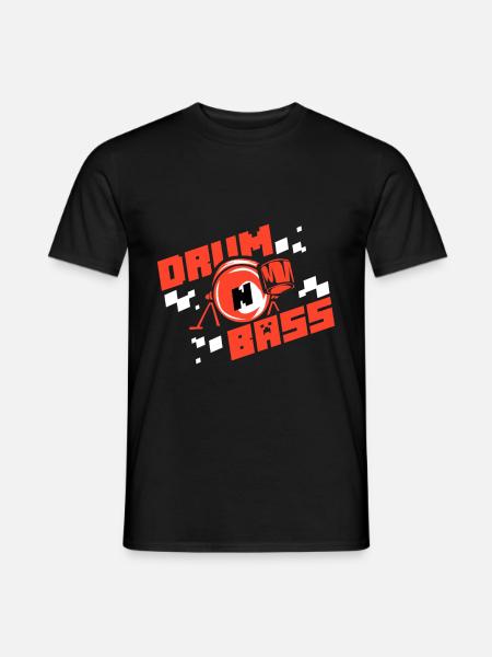 Drum n Bass - Men's T-Shirt - black
