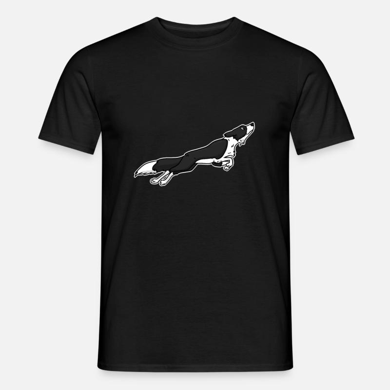 Border Collie - Männer T-Shirt - Schwarz