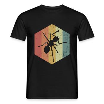 Ameise - Männer T-Shirt - Schwarz - Vorne - AI Model Male 178 light (178cm)