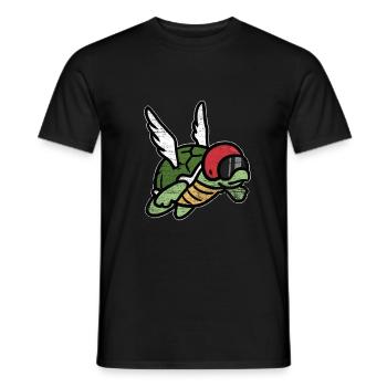 turtle - Men's T-Shirt - black - Front - AI Model Male 178 light (178cm)