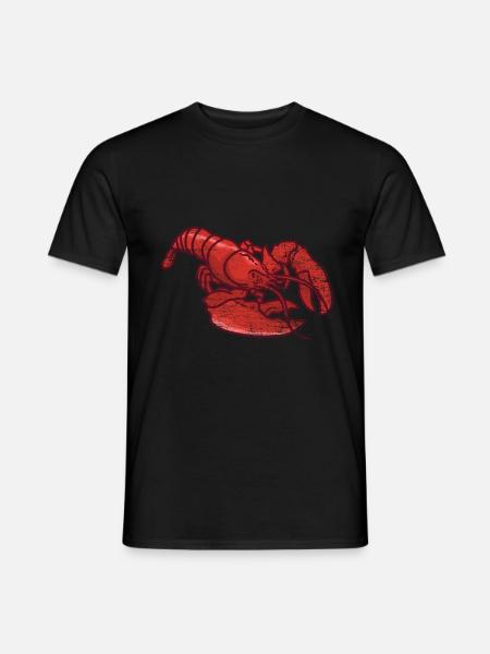 Lobster seafood - Men's T-Shirt - black