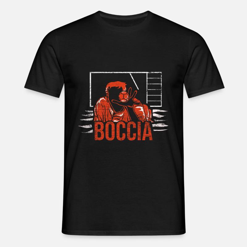 Boccia - Männer T-Shirt - Schwarz