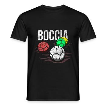 boccia - Men's T-Shirt - black - Front - AI Model Male 178 light (178cm)