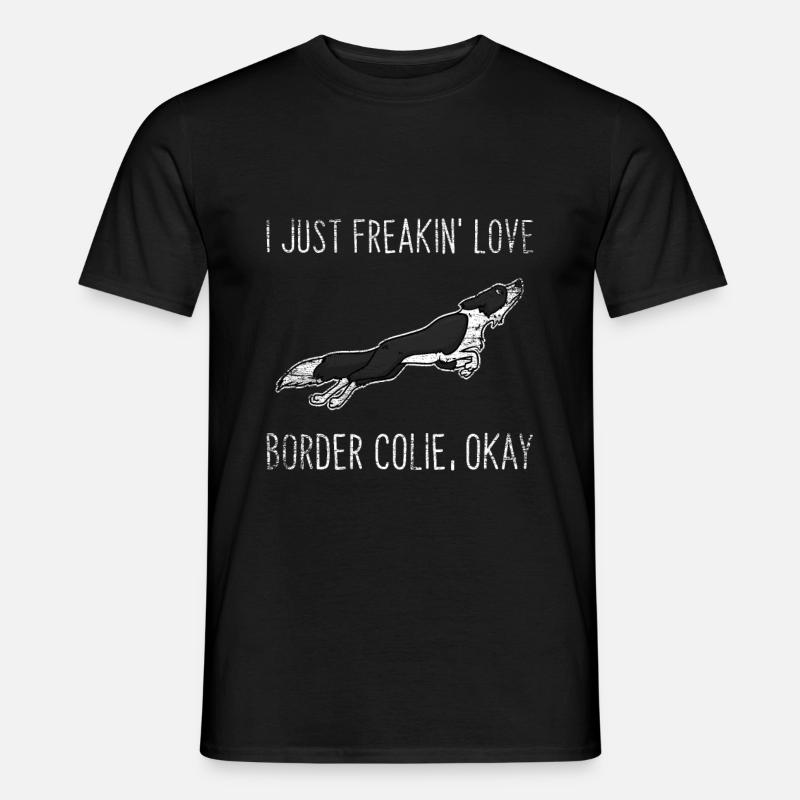Border Collie - Männer T-Shirt - Schwarz