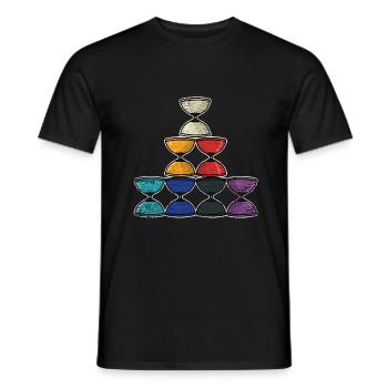 Diabolo gift - Men's T-Shirt - black - Front - AI Model Male 178 light (178cm)