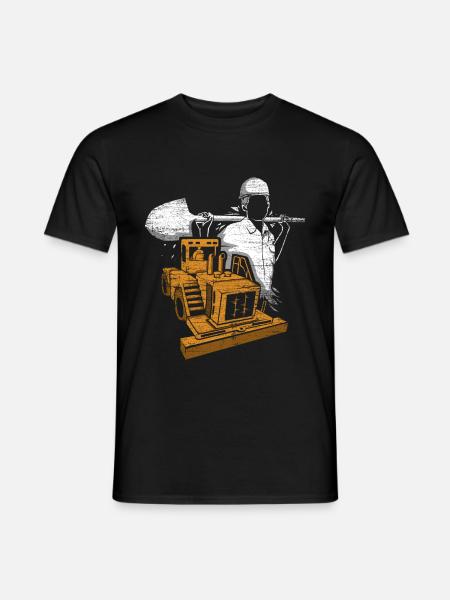 Straßenbauer Straße Gift - Men's T-Shirt - black