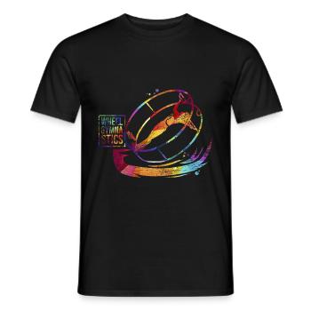 Gymnastics gymnast - Men's T-Shirt - black - Front - AI Model Male 178 light (178cm)