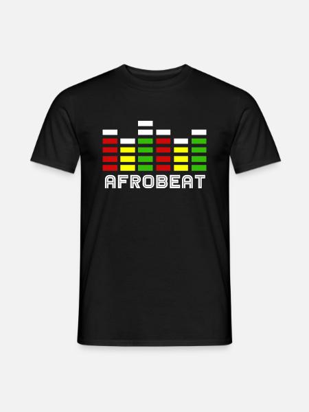 Afro Beat - Männer T-Shirt - Schwarz
