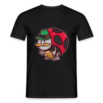 Marienkäfer - Männer T-Shirt - Schwarz - Vorne - AI Model Male 178 light (178cm)