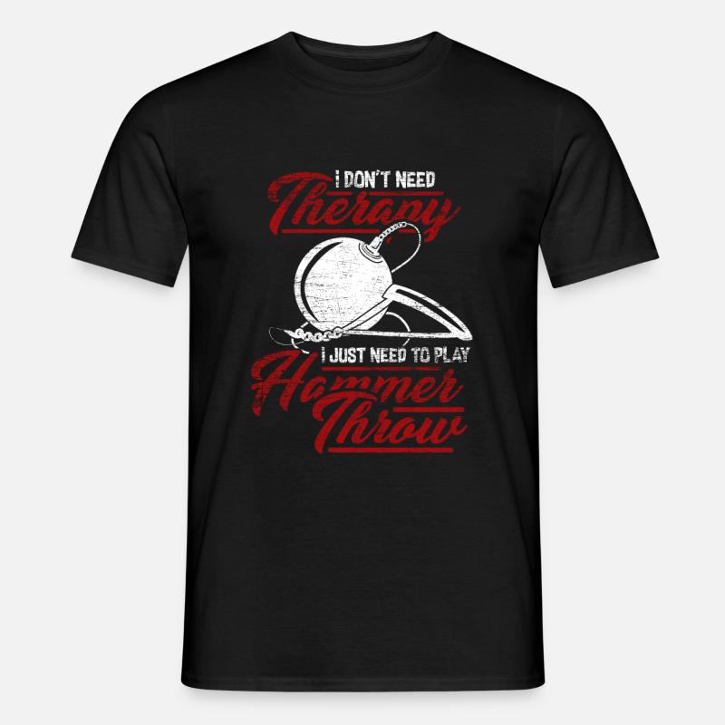 Hammerwurf - Männer T-Shirt - Schwarz