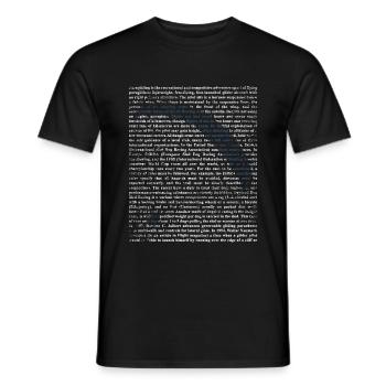 Cadeau voile kitesurf - T-shirt homme - noir - Devant - AI Model Male 178 light (178cm)