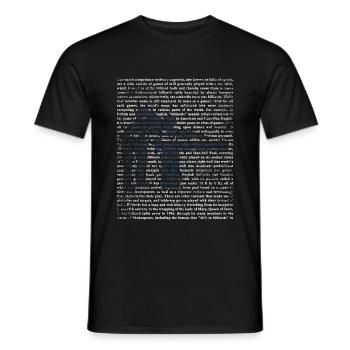 Billard Taschenbillard - Männer T-Shirt - Schwarz - Vorne - AI Model Male 178 light (178cm)