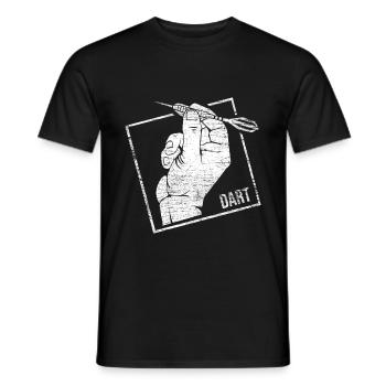 Dart Geschenk - Männer T-Shirt - Schwarz - Vorne - AI Model Male 178 light (178cm)