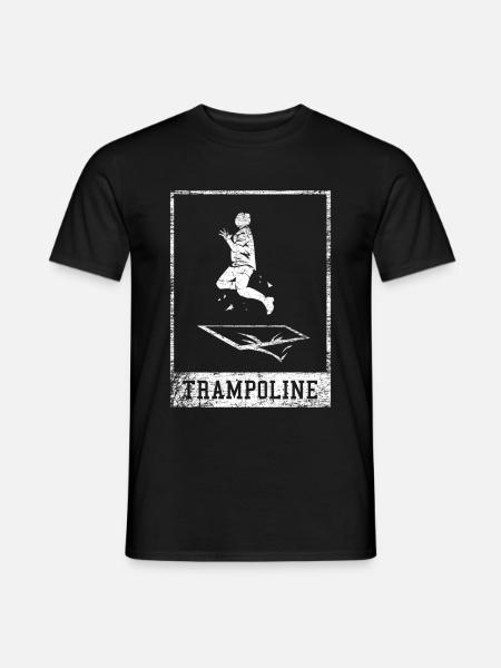 trampoline - T-shirt homme - noir