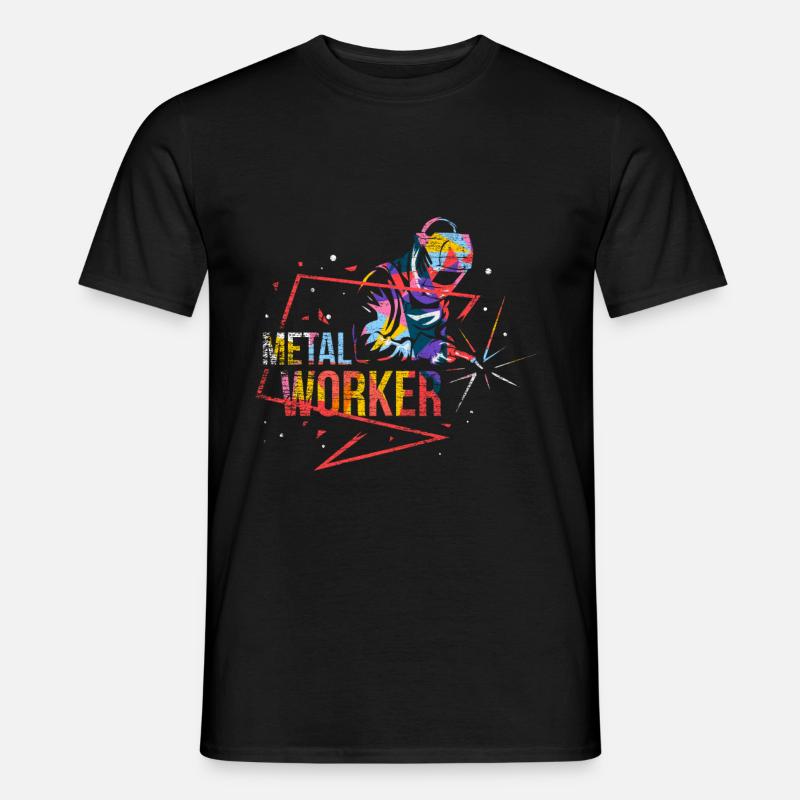 Metallbauer - Männer T-Shirt - Schwarz