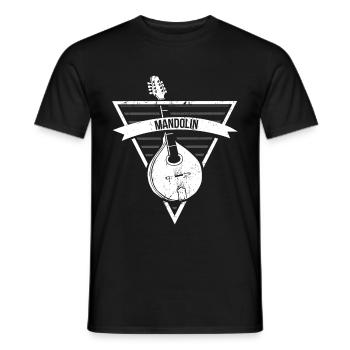 mandoline - T-shirt homme - noir - Devant - AI Model Male 178 light (178cm)