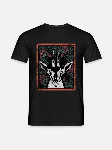 gazelle - T-shirt homme - noir