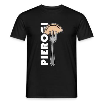 pierogi - T-shirt homme - noir - Devant - AI Model Male 178 light (178cm)