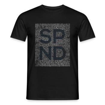 Spandau - Men's T-Shirt - black - Front - AI Model Male 178 light (178cm)