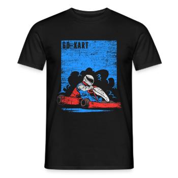 GoKart Course - T-shirt homme - noir - Devant - AI Model Male 178 light (178cm)
