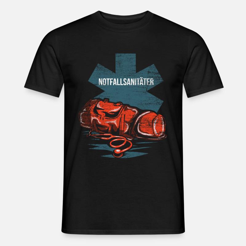 Emergency medic paramedic gift - Men’s T-shirt - black