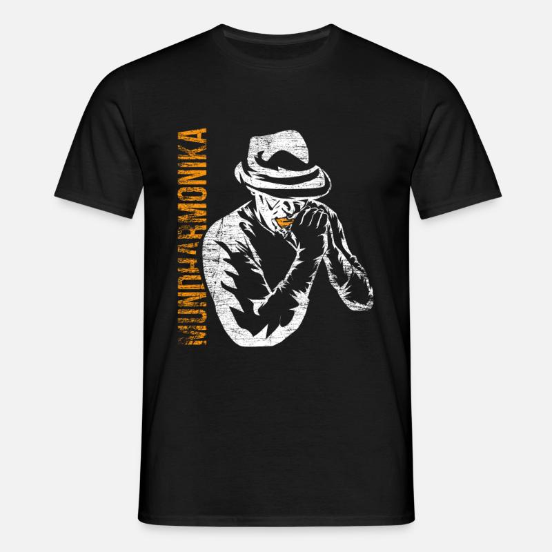 harmonica - Men's T-Shirt - black